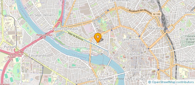 localisation de l'entreprise FRALIN  TOULOUSE