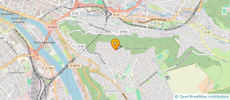 localisation de l'entreprise FRALINE  BONSECOURS