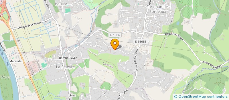 localisation de l'entreprise FRALOUDAT MAURANGE  CARIGNAN-DE-BORDEAUX