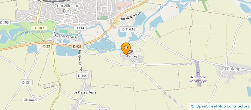 localisation de l'entreprise FRALY à COURVILLE-SUR-EURE
