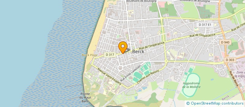 localisation de l'entreprise FRAM à BERCK