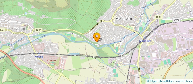 localisation de l'entreprise FRAM  MOLSHEIM