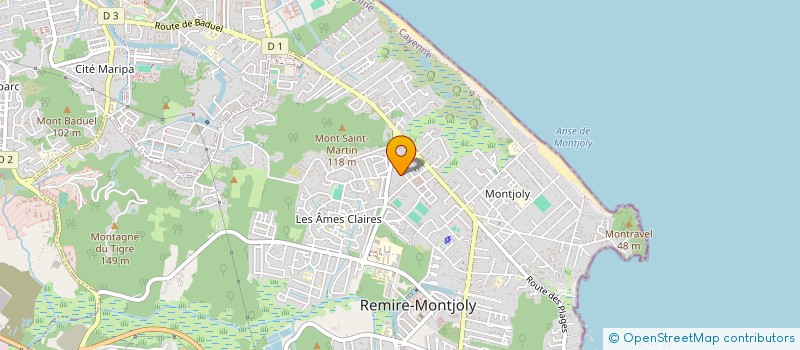 localisation de l'entreprise FRAM  REMIRE-MONTJOLY