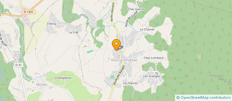 localisation de l'entreprise FRAMA  VIUZ-LA-CHIESAZ