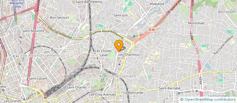 localisation de l'entreprise FRAMA à MARSEILLE