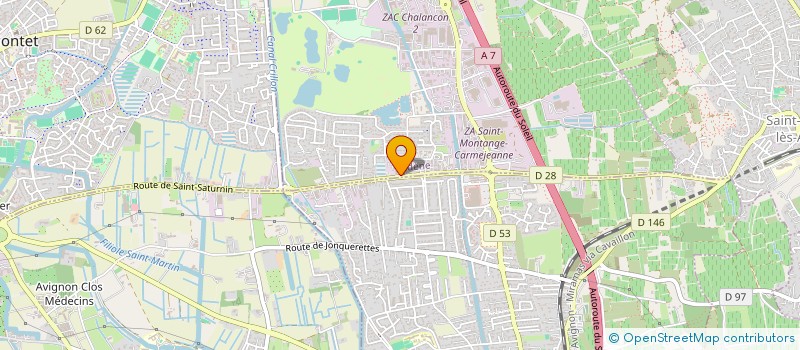 localisation de l'entreprise FRAMA  VEDENE