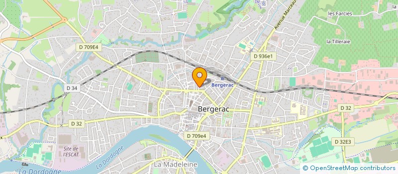 localisation de l'entreprise FRAMA FINANCES à BERGERAC