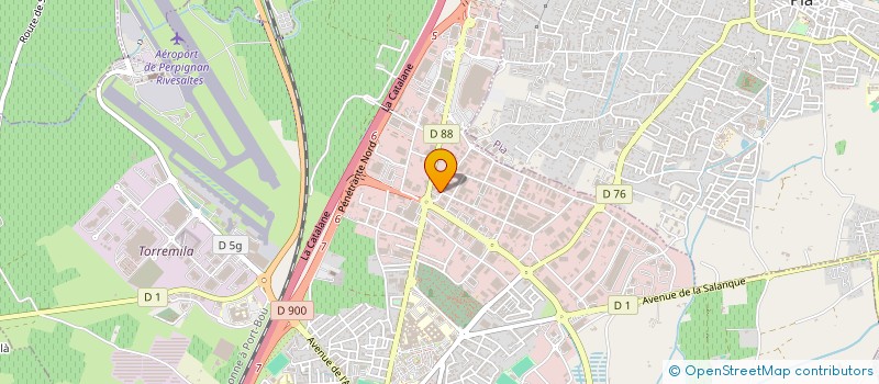 localisation de l'entreprise FRAMADOR  PERPIGNAN