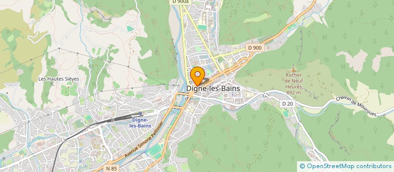 localisation de l'entreprise FRAMAJO à DIGNE-LES-BAINS