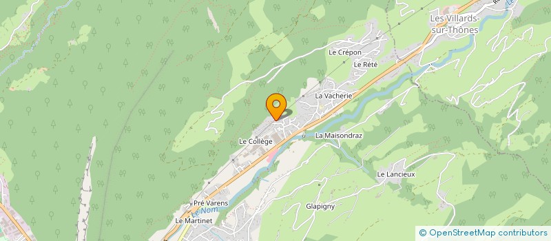 localisation de l'entreprise FRAMALAUCY à THONES