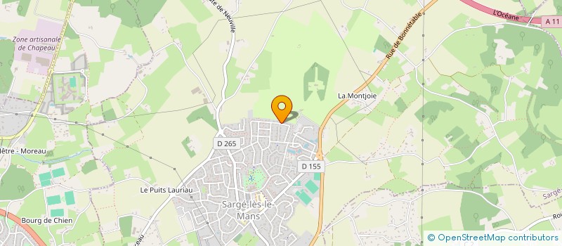 localisation de l'entreprise FRAMALIEU  SARGE-LES-LE-MANS