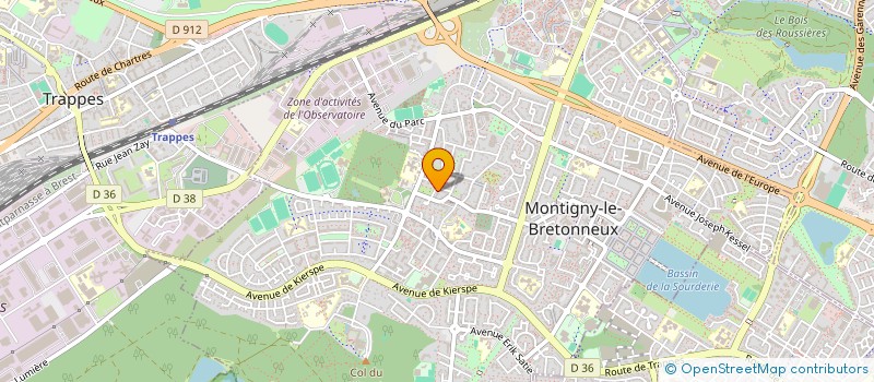 localisation de l'entreprise FRAMAR à MONTIGNY-LE-BRETONNEUX