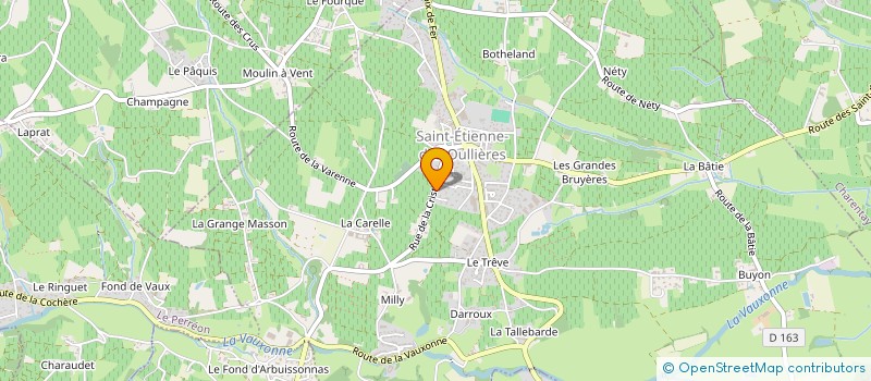 localisation de l'entreprise FRAMAR  SAINT-ETIENNE-DES-OULLIERES