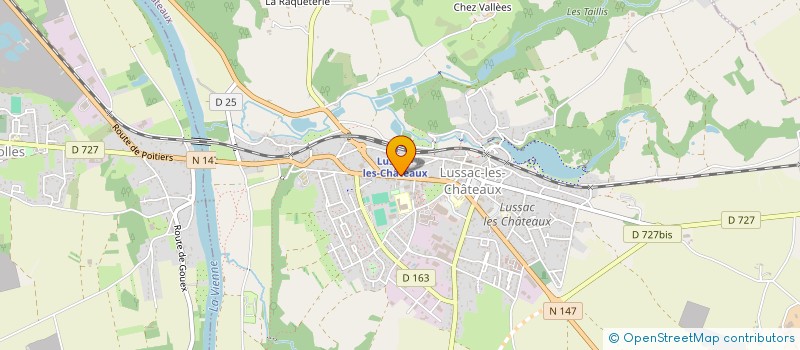 localisation de l'entreprise FRAMARIE  LUSSAC-LES-CHATEAUX