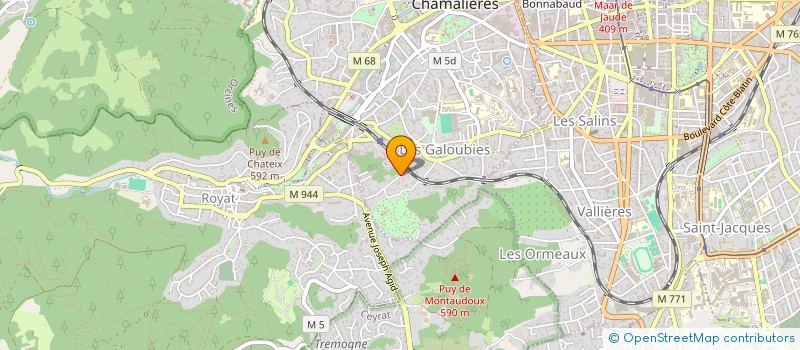 localisation de l'entreprise FRAMARO  CHAMALIERES