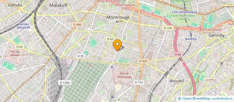 localisation de l'entreprise FRAMAROY  MONTROUGE