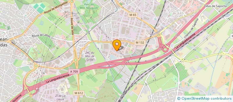 localisation de l'entreprise FRAMAT OCCITANIE à MONTPELLIER