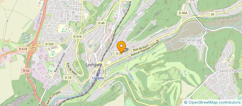 localisation de l'entreprise FRAMATEX à HERSERANGE