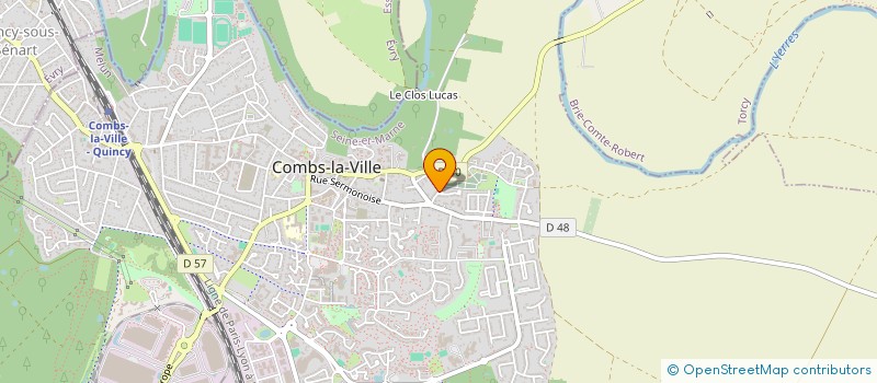 localisation de l'entreprise FRAMATHISE  COMBS-LA-VILLE