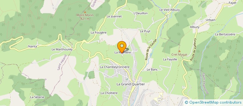 localisation de l'entreprise FRAMAU  SORBIERS