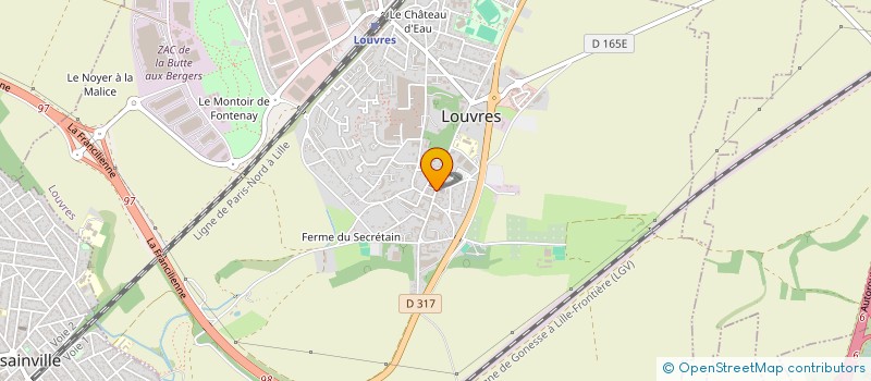 localisation de l'entreprise FRAMBO COIFFURE  LOUVRES