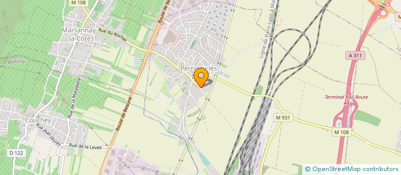 localisation de l'entreprise FRAMBOISE  PERRIGNY-LES-DIJON