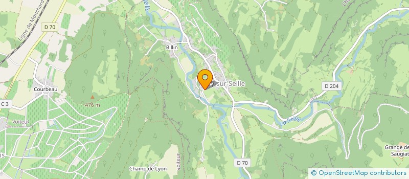 localisation de l'entreprise FRAMCO  NEVY-SUR-SEILLE