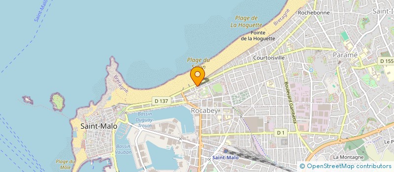localisation de l'entreprise FRAMCO  SAINT-MALO