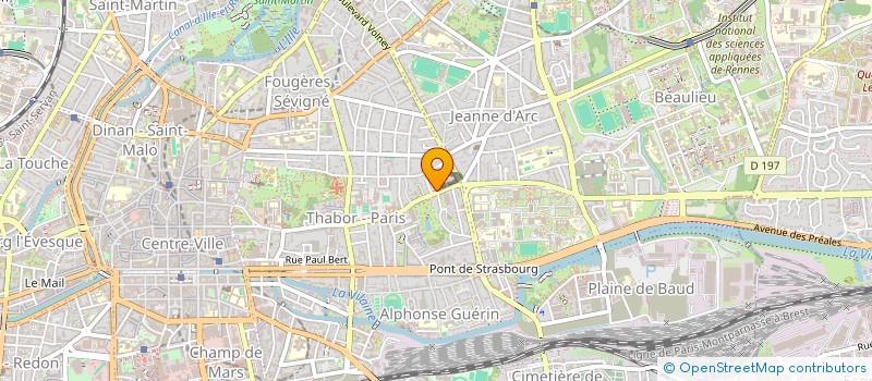 localisation de l'entreprise FRAME  RENNES