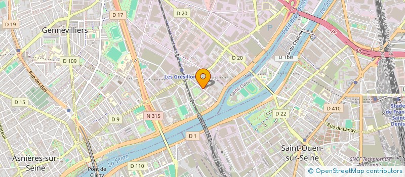 localisation de l'entreprise FRAME CONSULTING à ASNIERES-SUR-SEINE