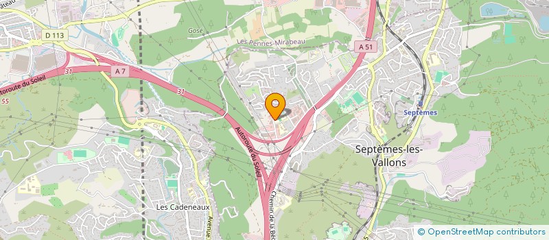 localisation de l'entreprise FRAME IMMO à SEPTEMES-LES-VALLONS