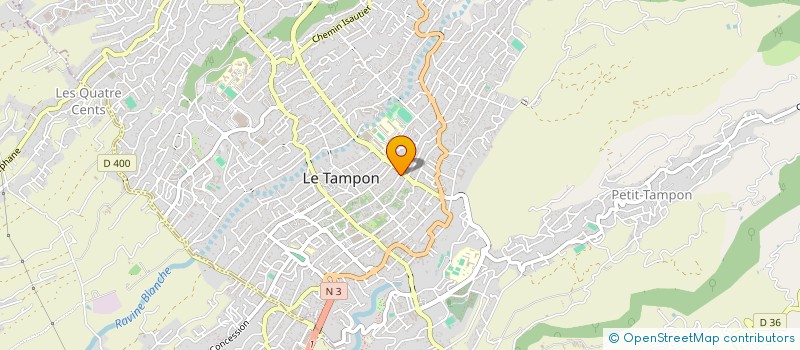 localisation de l'entreprise FRAME REUNION à LE TAMPON