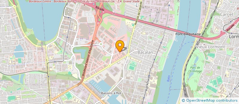 localisation de l'entreprise FRAME SERVICES à BORDEAUX