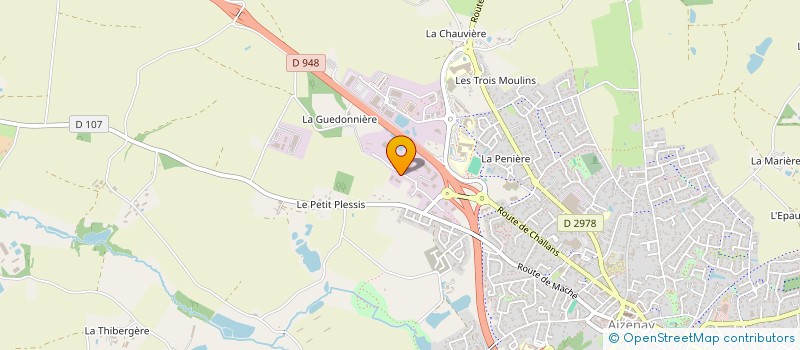 localisation de l'entreprise FRAMELY  AIZENAY