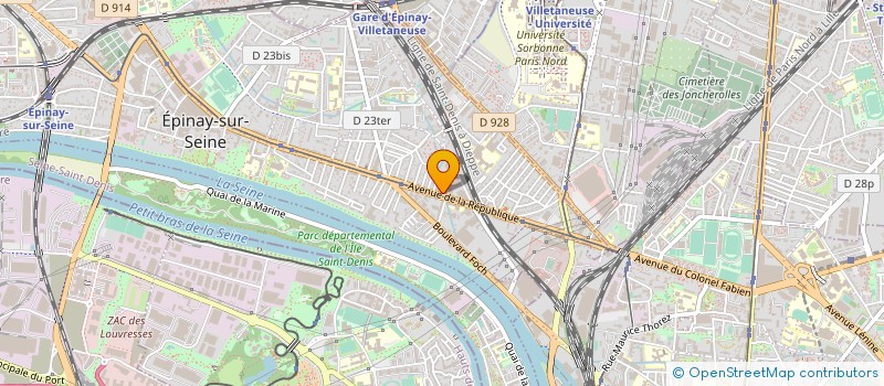 localisation de l'entreprise FRAMEO INGENIERIE à EPINAY-SUR-SEINE