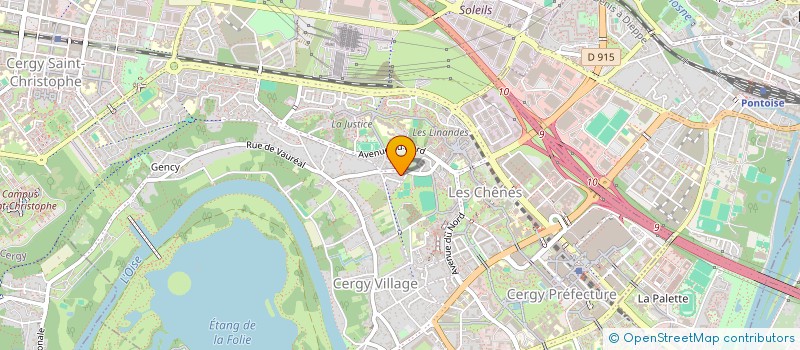 localisation de l'entreprise FRAMEON  CERGY