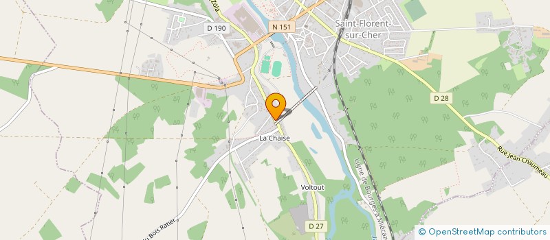 localisation de l'entreprise FRAMER  BOURGES