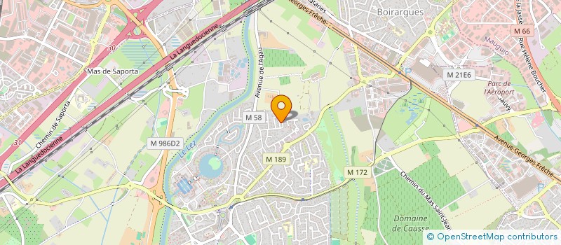 localisation de l'entreprise FRAMES à LATTES