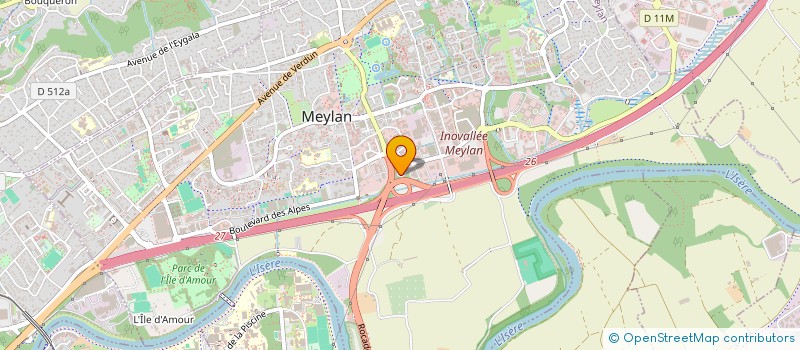 localisation de l'entreprise FRAMEX  MEYLAN