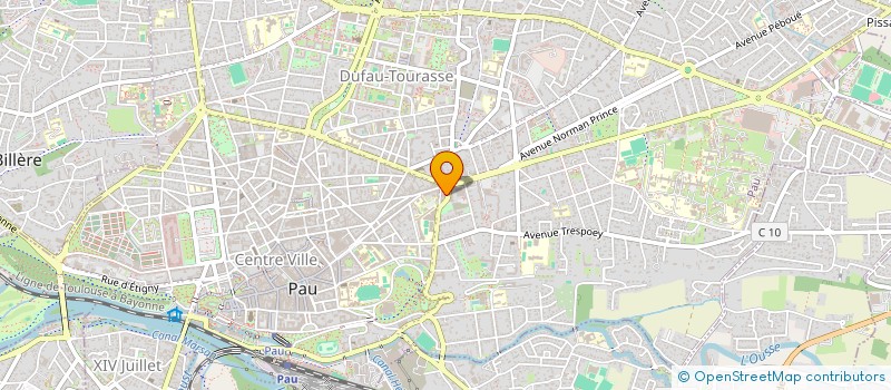 localisation de l'entreprise FRAMEX à PAU