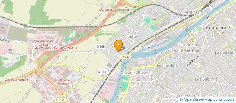 localisation de l'entreprise FRAMEX  VENETTE