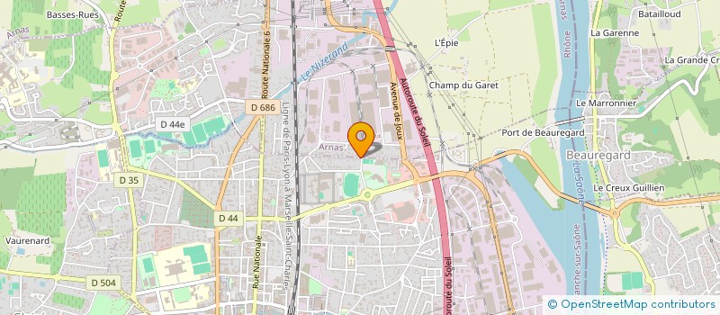 localisation de l'entreprise FRAMI à VILLEFRANCHE-SUR-SAONE
