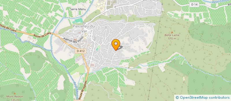 localisation de l'entreprise FRAMI  PIERREFEU-DU-VAR