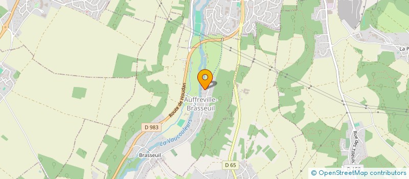 localisation de l'entreprise FRAMI PAYSAGES  AUFFREVILLE-BRASSEUIL