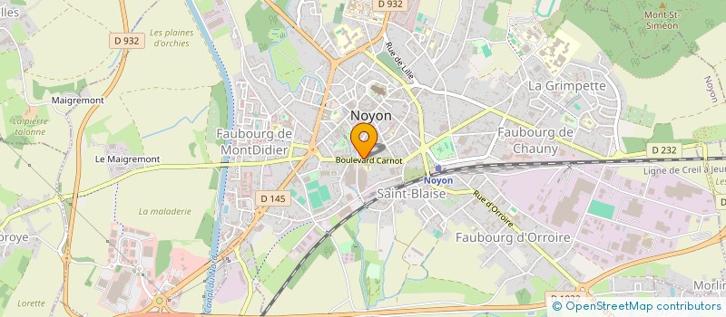 localisation de l'entreprise FRAMIMEX INDUSTRIES à NOYON