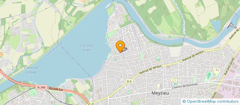 localisation de l'entreprise FRAMINA IMMOBILIER à MEYZIEU