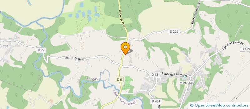 localisation de l'entreprise FRAMINI  HEUGAS