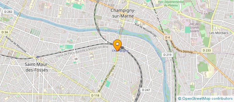 localisation de l'entreprise FRAMONI à SAINT-MAUR-DES-FOSSES