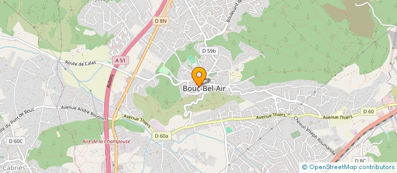localisation de l'entreprise FRAMONT à BOUC-BEL-AIR