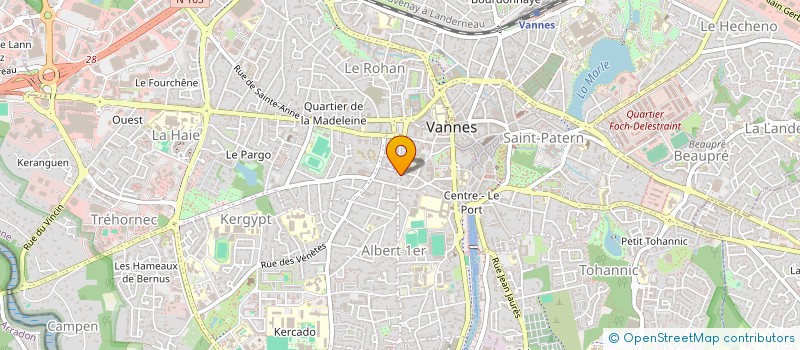 localisation de l'entreprise FRAMOUS à VANNES